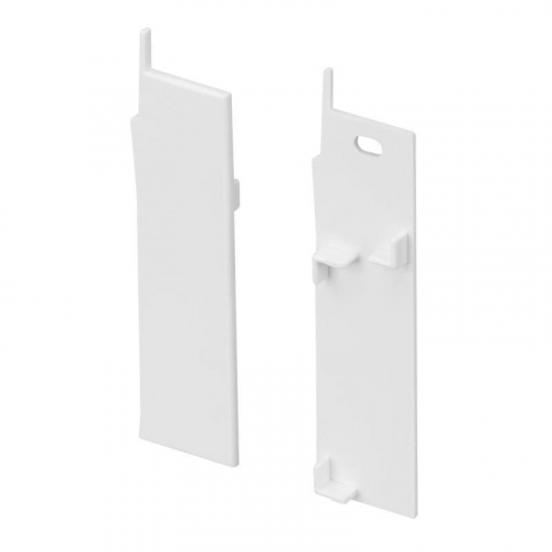 043598 Заглушка PLINTUS-H73-F WHITE пластик (комплект) Arlight 