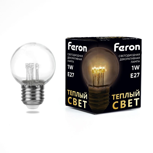 Лампа светодиодная Feron LB-378 E27 1W 230V 2700K 41918 в г. Санкт-Петербург 