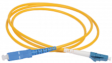 Патч-корд оптический коммутационный переходной для одномодового кабеля (SM); 9/125 (OS2); LC/UPC-SC/UPC (Simplex) (дл.10м) ITK FPC09-LCU-SCU-C1L-10M в г. Санкт-Петербург 