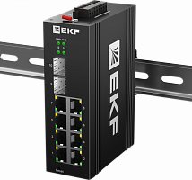 TSX-ML2-2GX/SFP-8GT Коммутатор управляемый промышленный уровня L2  2 порта 1000Base-X SFP 8 портов 10/100/1000Base-T(X) RJ45 монтаж на DIN-рейку TSX EKF 