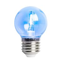 Лампа светодиодная Feron LB-383 Шарик прозрачный E27 2W синий 48934 в г. Санкт-Петербург 