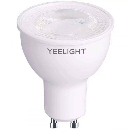 Лампа светодиодная диммируемая Yeelight GU10 4.8W RGB+CCT прозрачная YLDP004-A в г. Санкт-Петербург  фото 4