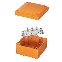 FSB10506 Коробка ответвительная FS 100х100х50мм IP56 5п 450В 10А 6кв.мм с гладкими стенками и клеммниками пластик. DKC 