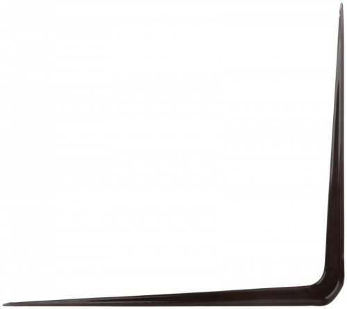 66083 Уголок-кронштейн 350х400мм (1.0мм) корич. FIT  фото 2