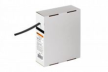 SQ0518-0413 Термоусаживаемая трубка ТУТнг 6/3 черная в коробке (10 м/упак) TDM