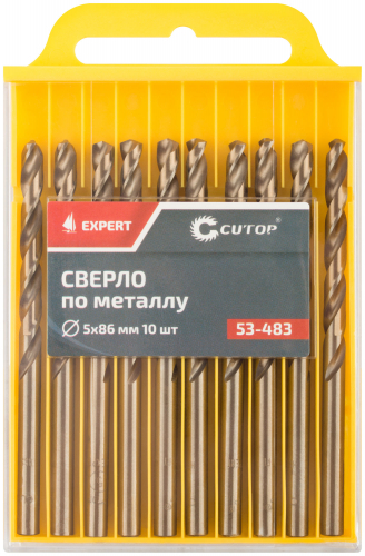 Сверло по металлу Cutop EXPERT, 5х86 мм (10 шт) в г. Санкт-Петербург  фото 3