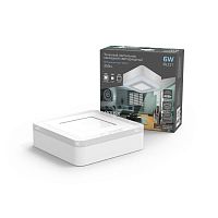 BL221 Светильник светодиодный Backlight 3+3Вт 4000К IP20 350лм d105х40мм ДБО квадрат потолочный накладной акрил GAUSS 