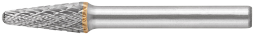 Шарошка карбидная, штифт 6 мм, тип "L", коническая закругленная  8х22х67 мм 36628 в г. Санкт-Петербург 