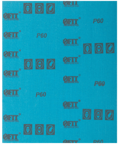 Листы шлифовальные водостойкие на тканевой основе, алюминий-оксидные, Профи 230х280 мм, 10 шт.  Р 60 в г. Санкт-Петербург  фото 3