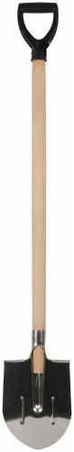 Лопата штыковая, нержавеющая сталь Профи, с деревянным черенком и V-ручкой 200х355х1420 мм в г. Санкт-Петербург  фото 6
