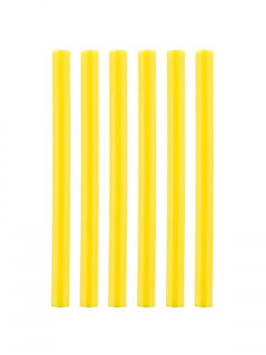 Клеевые стержни универсальные желтые, 7 мм x 100 мм, 6 шт, "Алмаз" TDM в г. Санкт-Петербург 