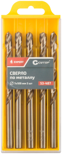 Сверло по металлу Cutop EXPERT, 7х109 мм (5 шт) в г. Санкт-Петербург  фото 3