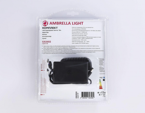 Светодиодная влагозащищенная лента Ambrella Light 14,4W/m 60LED/m 5050SMD RGB 5M GS2502 в г. Санкт-Петербург  фото 2