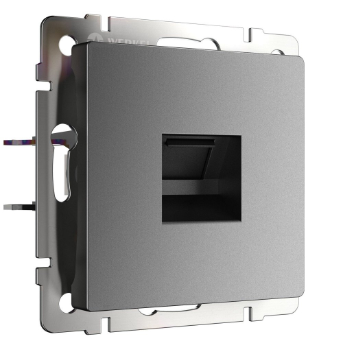 W1181064 Розетка Ethernet RJ-45 (графит матовый) 