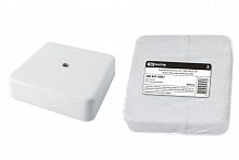SQ1401-0907 Коробка распаячная КР 100х100х29 ОП белая, IP40, инд. штрихкод TDM