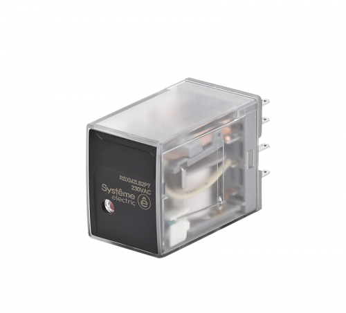 RSXM2LB2P7 Реле 6.5А 2перекл. 230В AC LED SE 