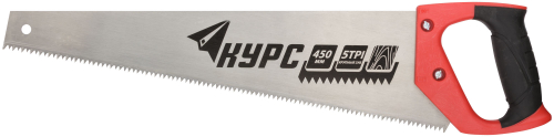 Ножовка по дереву универсальная, шаг 4.5 мм, пластиковая прорезиненная ручка 450 мм в г. Санкт-Петербург 