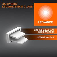 Аксессуар для трекового светильника ECO TRACKRAIL1PH END CAP WH LEDVANCE 4099854256240 в г. Санкт-Петербург 