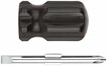 Отвертка с переставным жалом "коротыш", CrV сталь, черная пластиковая ручка 6х40 мм PH2/SL6 в г. Санкт-Петербург 