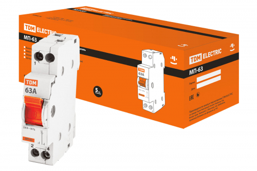Модульный переключатель трехпозиционный МП-63 1P 63А TDM в г. Санкт-Петербург 