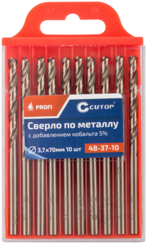 Сверло по металлу Cutop Profi с кобальтом 5%, 3.7 x 70 мм (10 шт) в г. Санкт-Петербург  фото 3