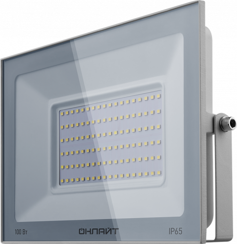 Прожектор светодиодный 90 140 OFL-100-6K-WH-IP65-LED 100Вт 6000К IP65 8000лм бел. ОНЛАЙТ 90140 в г. Санкт-Петербург 