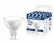 15563 Лампа светодиодная LED-JCDR-10W-GU5.3-6K JCDR 10Вт GU5.3 6500К 180-240В ПРОМО Ergolux 