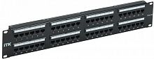 PP48-2UC5EU-D05L Патч-панель 2U кат.5E UTP 48 портов Dual IDC слайд лейбл ITK 