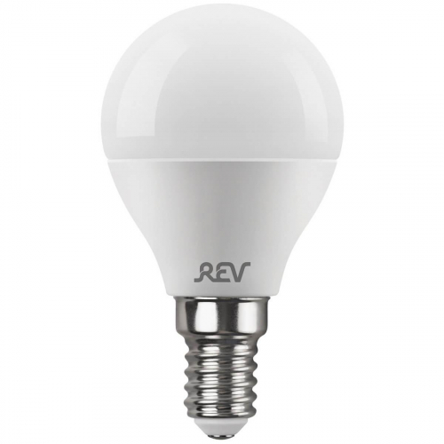 Лампа светодиодная REV G45 Е14 9W 4000K нейтральный белый свет шар 32407 2 в г. Санкт-Петербург  фото 2