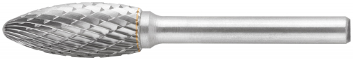 Шарошка карбидная, штифт 6 мм, тип "H", эллипсоидная 12х32х75 мм 36624 в г. Санкт-Петербург 