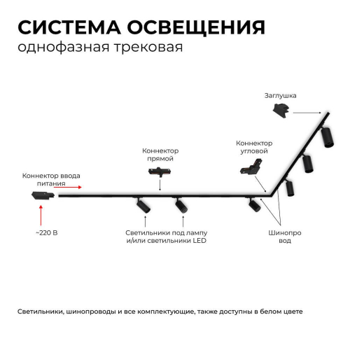 Трековый светильник Apeyron 25-02 в г. Санкт-Петербург  фото 3