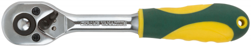 Вороток (трещотка) CrV механизм, пластиковая прорезиненная ручка 1/4'', 24 зубца в г. Санкт-Петербург  фото 4