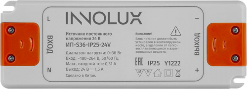 Драйвер для светодиодной ленты 97 428 ИП-S36-IP25-24V INNOLUX 97428 в г. Санкт-Петербург  фото 2