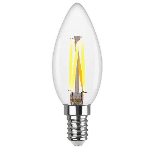 Лампа светодиодная филаментная REV С37 E14 7W DECO Premium нейтральный белый свет свеча 32487 4 в г. Санкт-Петербург  фото 2