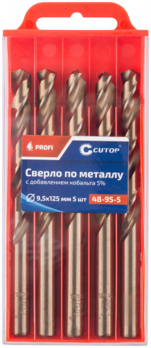 Сверло по металлу Cutop Profi с кобальтом 5%, 9.5 x 125 мм (5 шт) в г. Санкт-Петербург  фото 3