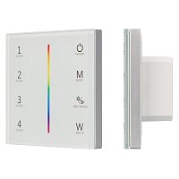 Панель Sens SMART-P22-RGBW White (12-24V, 4х3A, 2.4G) (Arlight, IP20 Пластик, 5 лет) 025168 в г. Санкт-Петербург 