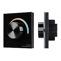 033755 Панель SMART-P2-MIX-G-IN Black (3В Rotary 2.4G) (IP20 пластик) Arlight 