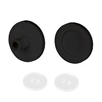 047067 Заглушка ARL-MOONLIGHT-ROUND-25-CAP-TOP-SET-BLACK силикон (комплект) Arlight 