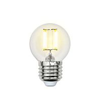 UL-00002208 Лампа светодиодная LED-G45-6Вт/NW/E27/CL GLA01TR прозр. Uniel 