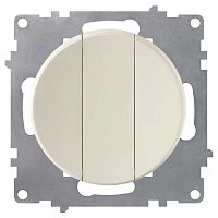 2172803 Выключатель 3-кл. СП Florence 10А IP20 механизм беж. (1E31901301) OneKeyElectro 