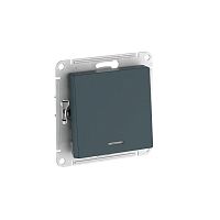 ATN000863S Переключатель 1-кл. AtlasDesign (сх. 6а) 10AX с подсветкой быстрозажим. клем. механизм изумруд SE 