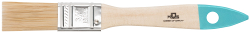 Кисть флейцевая, натур. cветлая щетина, деревянная ручка 3/4" (19 мм) в г. Санкт-Петербург 