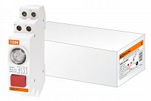 SQ0214-0002 Выключатель кнопочный с индикацией ВКИ-47 красный (LED) 2НО;1НЗ AC/DC TDM