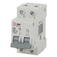 Б0039228 Выключатель автоматический модульный 2п C 10А 4.5кА ВА 47-29 SIMPLE-mod-11 ЭРА 