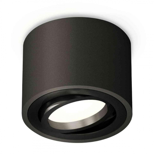 Комплект накладного светильника Ambrella light Techno Spot XS7511002 SBK/PBK черный песок/черный полированный (C7511, N7002) в г. Санкт-Петербург 