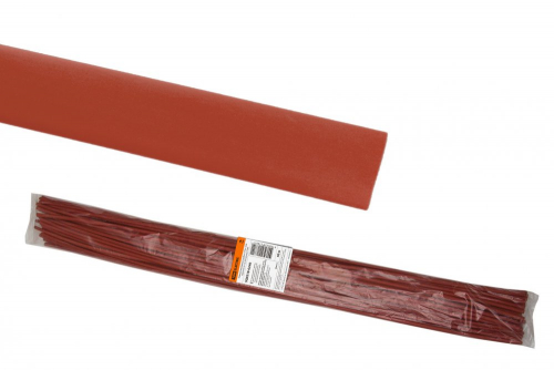 SQ0518-0240 Термоусаживаемая трубка ТУТнг 16/8 красная по 1м (50 м/упак) TDM