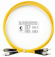 7488c Шнур оптический duplex FC-FC FOP(d)-9-FC-FC-1.5м 9/125см 1.5м LSZH Cabeus 