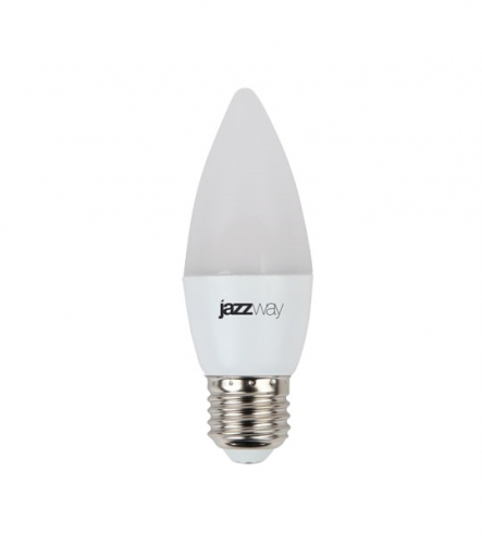 Лампа светодиодная PLED-SP 7Вт C37 свеча 3000К тепл. бел. E27 530лм 230В JazzWay 1027825-2 в г. Санкт-Петербург 