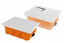 SQ1403-1028 Распаячная коробка СП 120х92х45мм, крышка, пл. лапки, IP20, инд. штрихкод, TDM