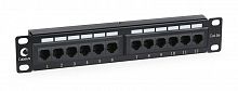 7085c Патч-панель 10дюйм установ. размер 236мм 12 портов RJ45 кат.5E Dual IDC Cabeus 